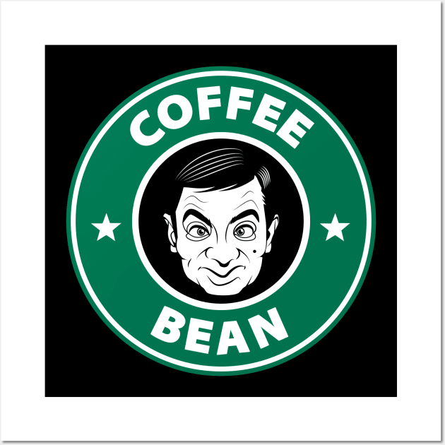 Mr Bean Coffee Wall Art by sqwear